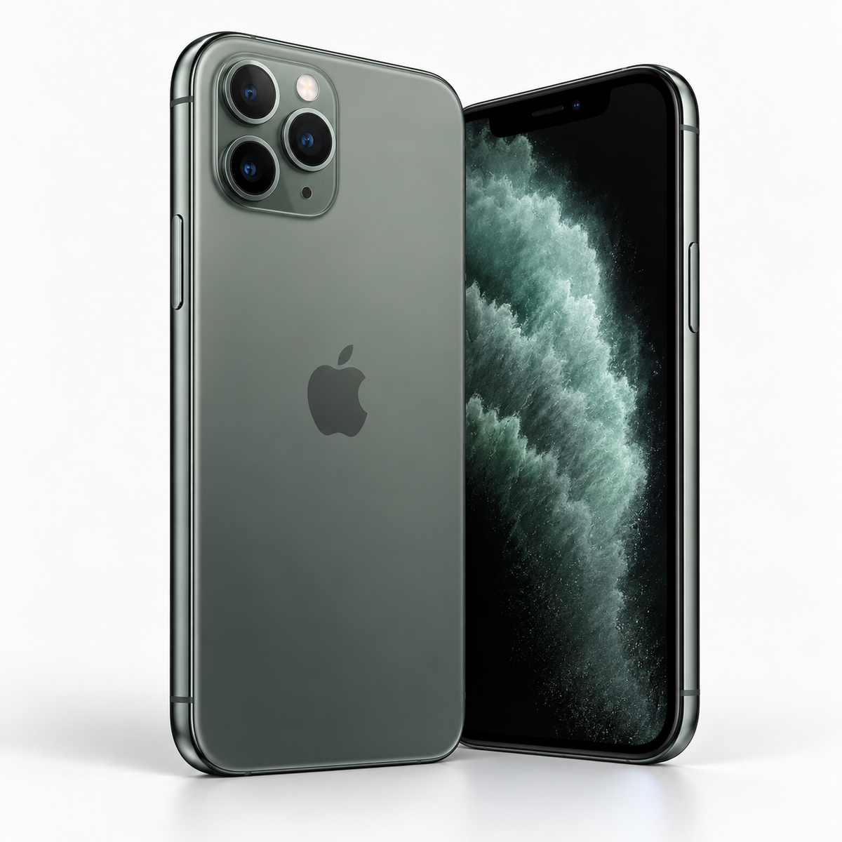 AI-generated illustrative render for iPhone 11 Pro; not actual unit photo