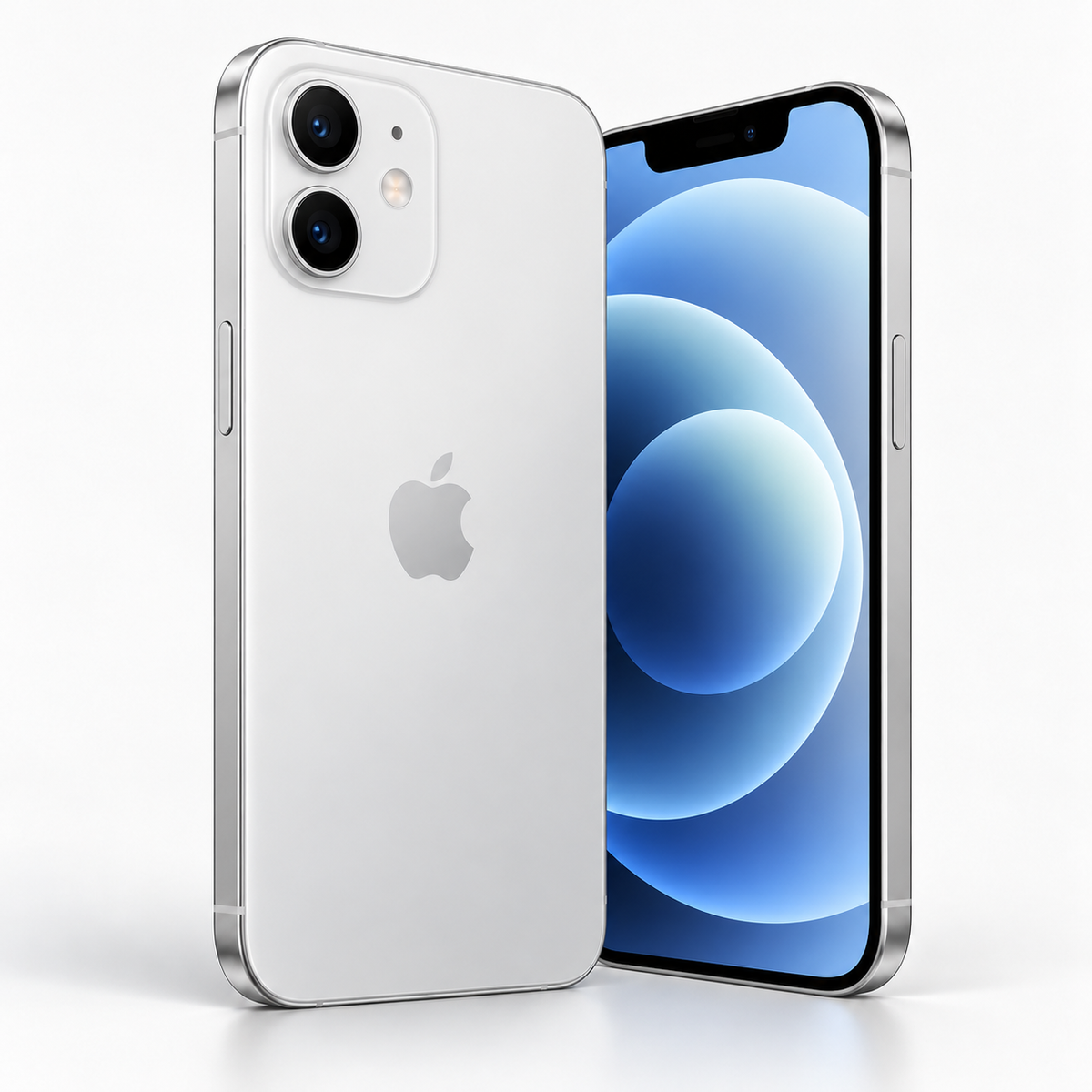 AI-generated illustrative render for iPhone 12; not actual unit photo