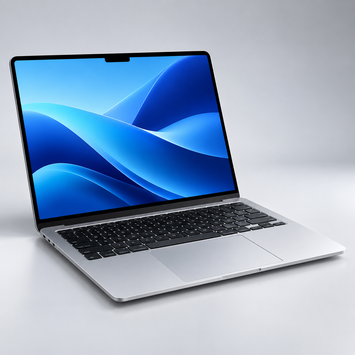 MacBook Air 13-inch M4 — AI-generated conceptual illustration; exact unit may differ