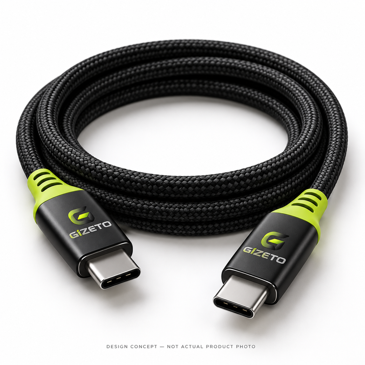 AI-generated Gizeto cablecc design concept — not an actual product photograph; specifications and manufacturing unconfirmed.
