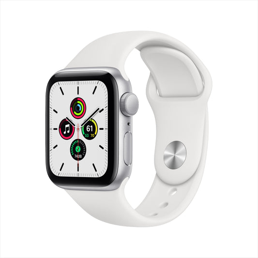 Illustrative Apple Watch SE model family image, not the exact item